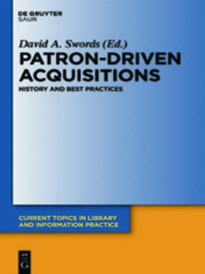 cover image of Patron-Driven Acquisitions